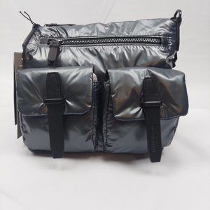 KENNETH COLE Gray Crossbody Double Bag